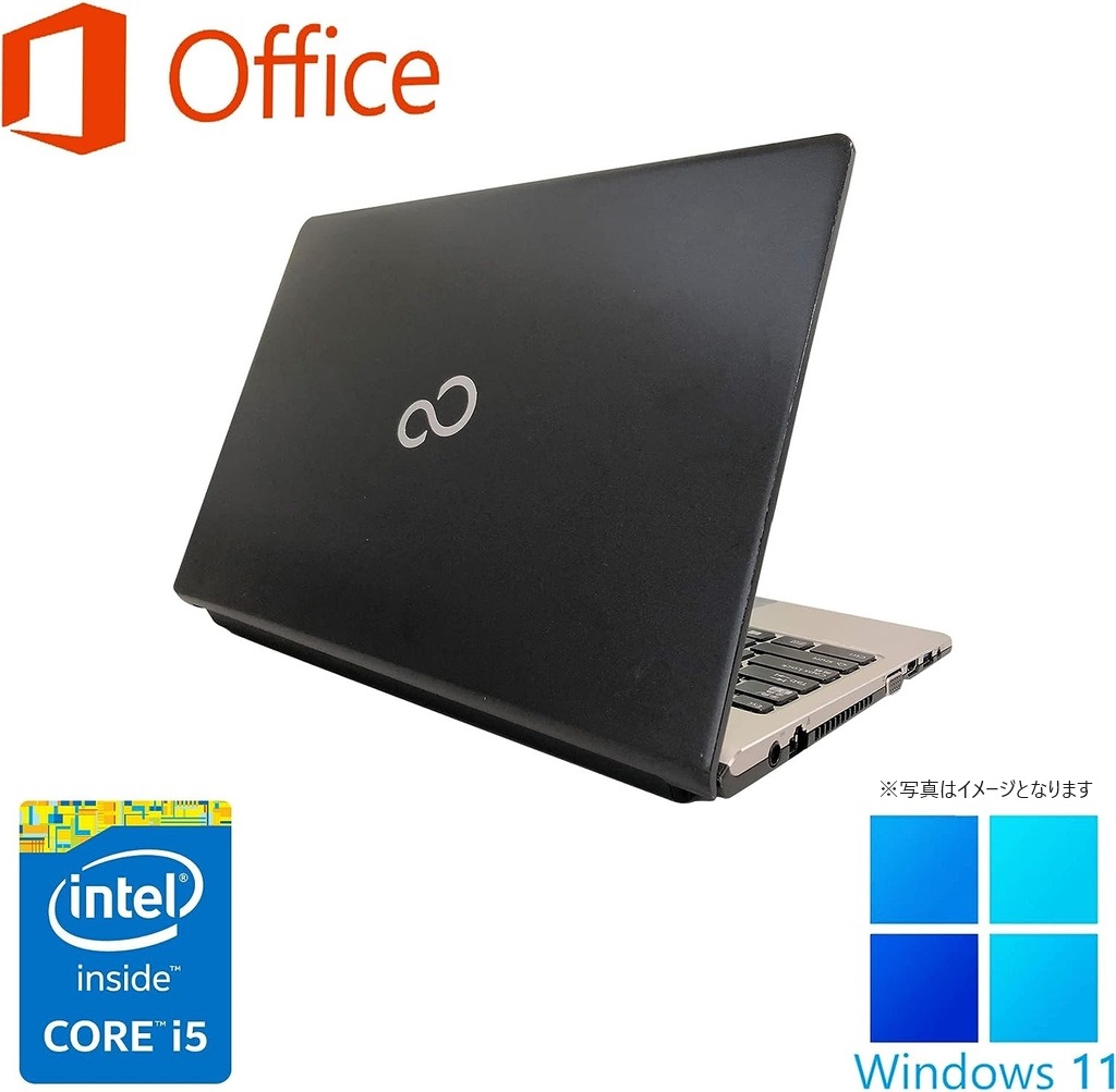 福袋 Windows11 13型 ノートパソコン Fujitsu 富士通 S935/K i5-5300u 