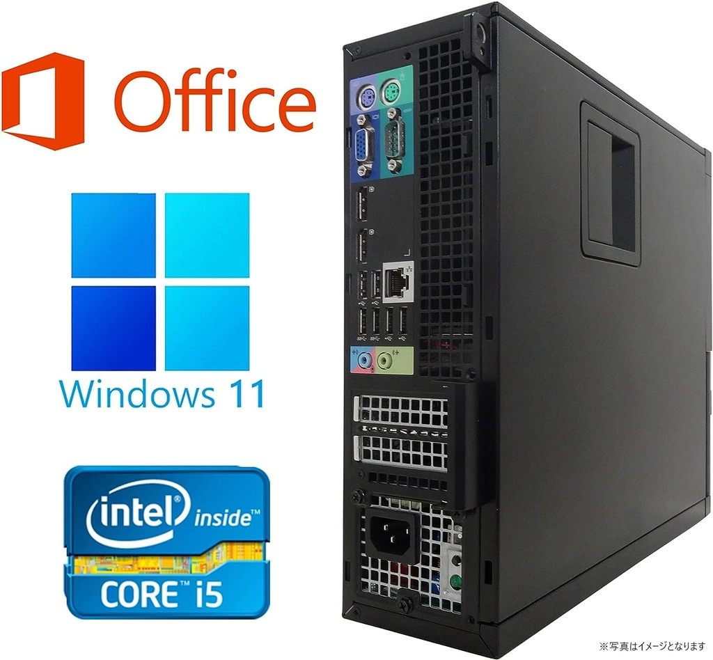 HP (エイチピー) デスクトップPC 7010/22型液晶セット/Win 11 Pro/MS Office H&B 2019/Core i5-3470/WIFI/Bluetooth/DVD-RW/8GB/256GB SSD (整備済み品)