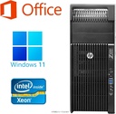 HP (エイチピー) デスクトップPC Z620/Win 11 Pro/MS Office H&B 2019/Xeon E5-2609V2/WIFI/Bluetooth/16GB/512GB SSD (整備済み品)