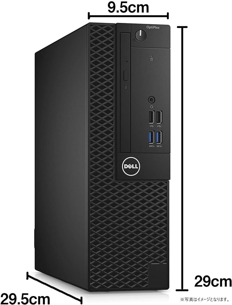 DELL デスクトップPC 3040/Win 11 Pro/MS Office H&B 2019/Core i5-6500/WIFI/Bluetooth/HDMI/DVD-RW/8GB/256GB SSD (整備済み品)