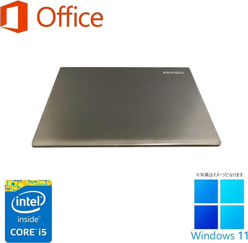 東芝 ノートPC R634/13型/Win 11 Pro/MS Office H&B 2019/Core i5-4210U/WIFI