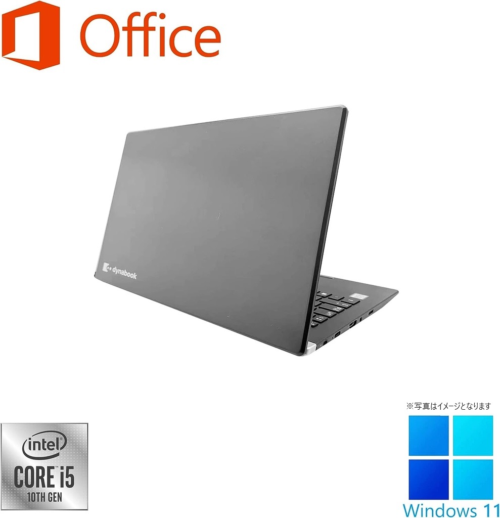 東芝 ノートPC G83/13.3型フルHD/Win 11 Pro/MS Office H&B 2019/Core i5-10210U/WEBカメラ/WIFI/Bluetooth/HDMI/16GB/512GB SSD (整備済み品)