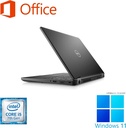 DELL ノートPC latitude 5490/14型FULLHD/Win 11 Pro(English OS)/MS Office H&B 2019/第7世代Core i5-7300U/WEBカメラ/WIFI/Bluetooth/HDMI/Type-C/US keyboard/8GB/512GB SSD (整備済み品)