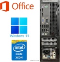 DELL デスクトップPC T1700/MS Office H&B 2019/Win 11 Pro/XEON E3-1246V3/WIFI/Bluetooth/DVD/8GB/256GB SSD (整備済み品)