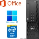 DELL デスクトップPC T1700/MS Office H&B 2019/Win 11 Pro/XEON E3-1246V3/WIFI/Bluetooth/DVD/8GB/256GB SSD (整備済み品)