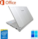 Panasonic ノートPC CF-SX3/12.1型/MS Office H&B 2019/Win 11 Pro/Core i5-4310U/WEBカメラ/DVD-RW/WIFI/Bluetooth/HDMI/8GB/256GB (整備済み品)