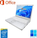 Panasonic ノートPC CF-SX3/12.1型/MS Office H&B 2019/Win 11 Pro/Core i5-4310U/WEBカメラ/DVD-RW/WIFI/Bluetooth/HDMI/8GB/256GB (整備済み品)