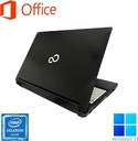 富士通 ノートPC A574/15.6型/Win 11 Pro/MS Office H&B 2019/Celeron 2950M/WIFI/Bluetooth/4GB/128GB SSD (整備済み品)