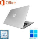 HP (エイチピー) ノートPC 820G3/12.5型/Win 11 Pro/MS Office H&B 2019/Core i7-6600U/WEBカメラ/WIFI/Bluetooth/Type-C/8GB/512GB SSD (整備済み品)