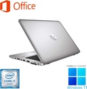 HP (エイチピー) ノートPC 820G3/12.5型/Win 11 Pro/MS Office H&B 2019/Core i7-6600U/WEBカメラ/WIFI/Bluetooth/Type-C/8GB/512GB SSD (整備済み品)