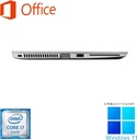 HP (エイチピー) ノートPC 820G3/12.5型/Win 11 Pro/MS Office H&B 2019/Core i7-6600U/WEBカメラ/WIFI/Bluetooth/Type-C/8GB/512GB SSD (整備済み品)