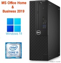 DELL デスクトップPC 3040 or 3050 or 5050/24型液晶セット/Win 11 Pro/MS Office H&B 2019/Core i5-8500/WIFI/Bluetooth/HDMI/DVD-rom/8GB/128GB SSD(整備済み品)