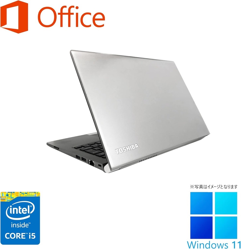 東芝 ノートPC R634 or R734/13.3型/Win11 Pro/MS Office H&B 2019/Core i5-第4世代/