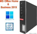 Lenovo (レノボ) デスクトップPC M720S/Win 11 Pro/MS Office H&B 2019/Core i5-8500/WIFI/Bluetooth/Type-C/DVD/8GB/256GB SSD (整備済み品)
