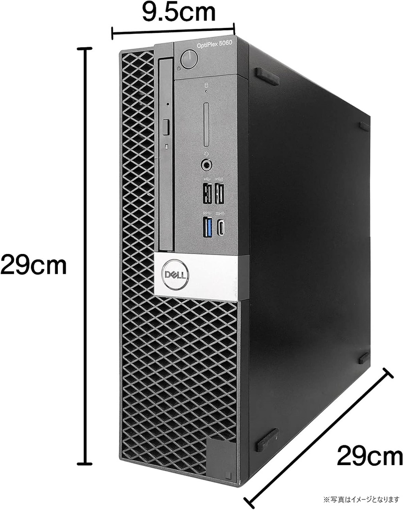 DELL デスクトップPC 5060/MS Office H&B 2019/Win 11 Pro/Core i5-8500/WIFI/Bluetooth/16GB/512GB SSD (整備済み品)