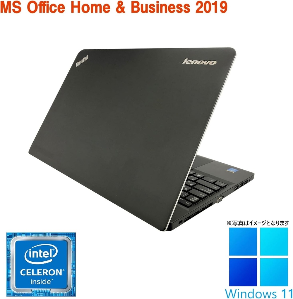 10キー付/ Lenovo ノートPC E540 /15.6型/Celeron 2950M/Win11 Pro/MS Office H&B 2019 /WIFI/Bluetooth/8GB/128GB SSD/中古整備PC