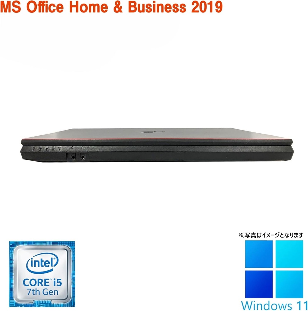 富士通 ノートPC LIFEBOOK A577 /15.6型/ Core i5-7200U/Win11 Pro/MS Office H&B 2019 /WIFI/Bluetooth/HDMI/DVD/8GB/256GB SSD/中古整備PC/office2024に変更可