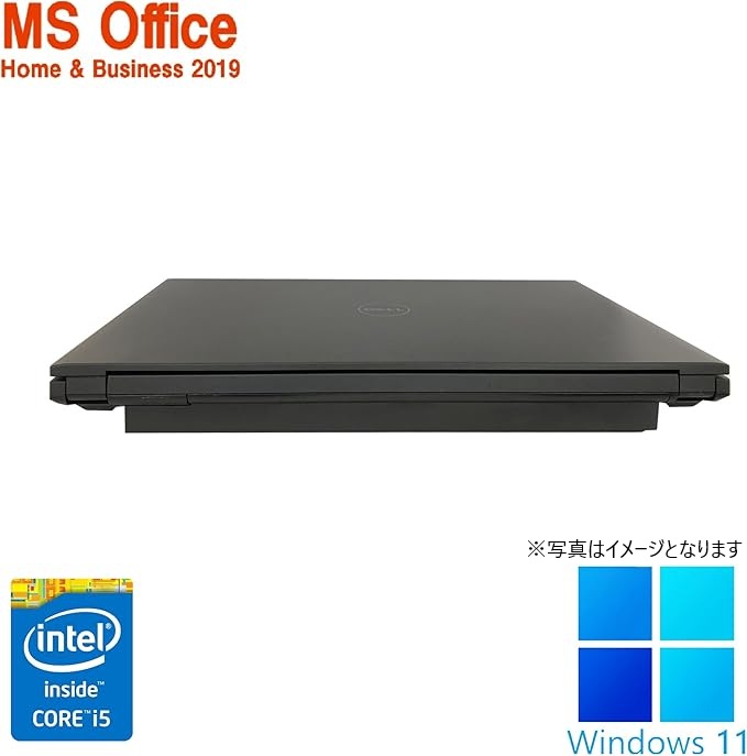 DELL Latitude ノートPC 3560 /15.6型/10キー/Core i5-5200U/Win11 Pro/MS Office H&B 2019 /WEBカメラ/WIFI/Bluetooth/HDMI/8GB/512GB SSD/整備済み中古PC