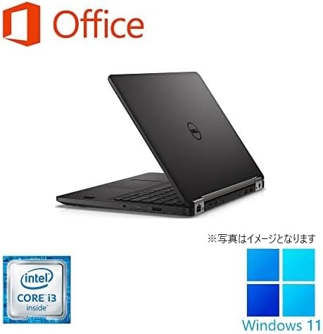 中古整備ノートPC DELL Latitude E7270 /12.5型/ i3-6100U/Win11 Pro/MS Office H&B 2019 /WEBカメラ/WIFI/Bluetooth/HDMI/8GB/128GB SSD