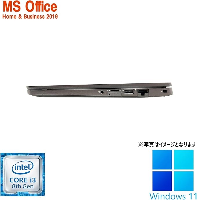 DELL ノートPC Latitude 5300 /13.3型/ Core i3-8145U/Win11 Pro/MS Office H&B 2019 /WIFI/Bluetooth/8GB/256GB SSD/中古整備PC/office2024に変更可