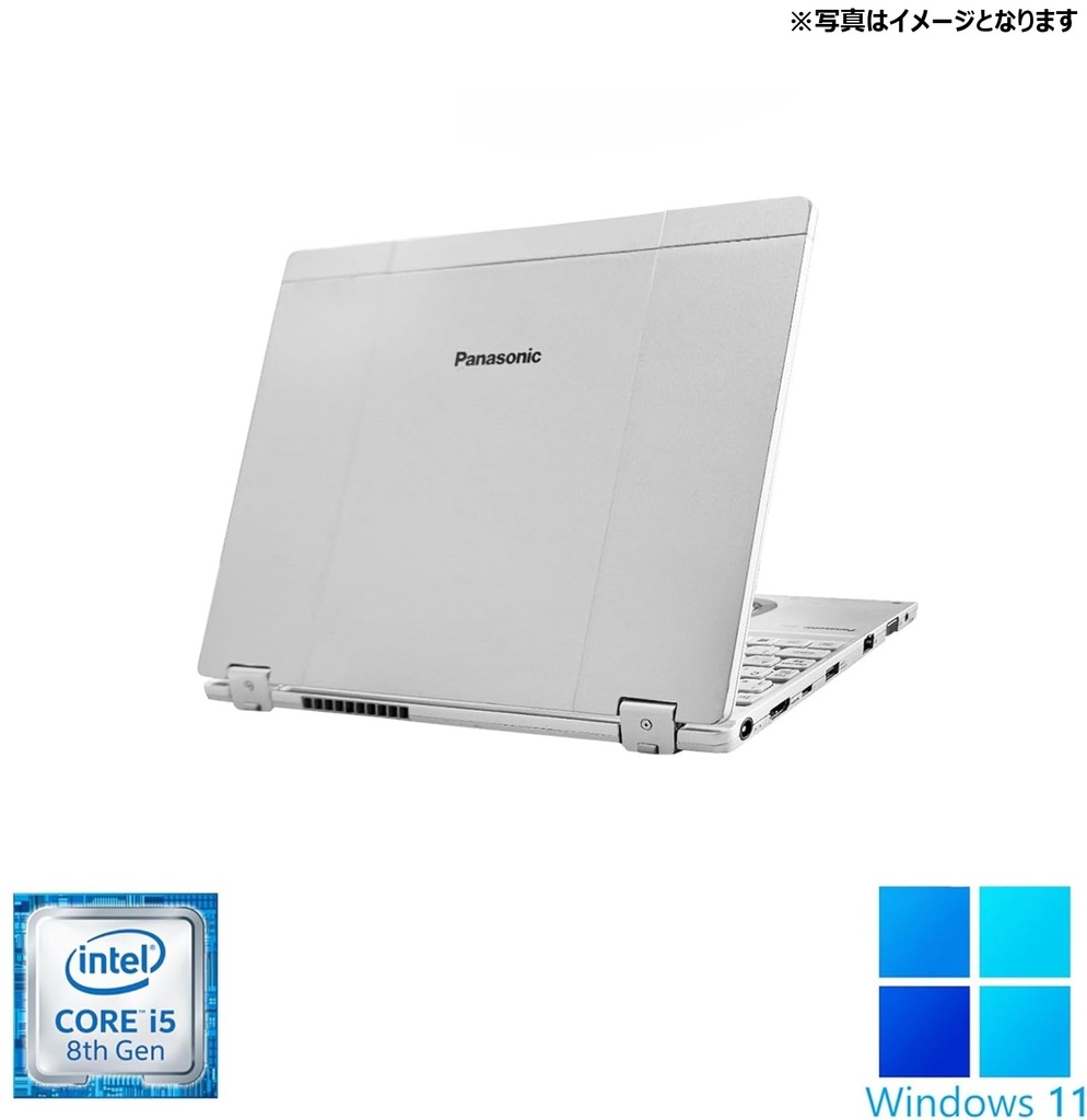 タッチパネル搭載 / Panasonic ノートPC CF-QV / Win11 Pro / MS office 2024 / 12型フルHD /Core i5-8365U /Webカメラ/wifi/Bluetooth/8GB /256GB SSD/中古整備PC