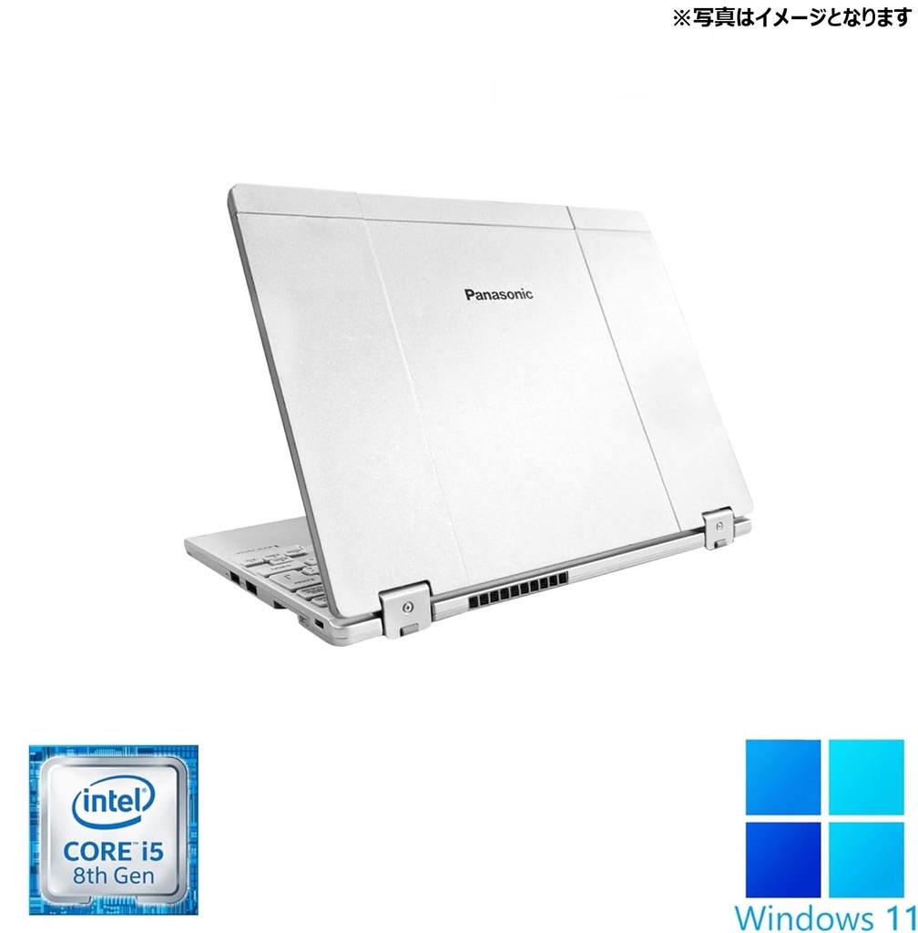 タッチパネル搭載 / Panasonic ノートPC CF-QV / Win11 Pro / MS office 2024 / 12型フルHD /Core i5-8365U /Webカメラ/wifi/Bluetooth/8GB /256GB SSD/中古整備PC