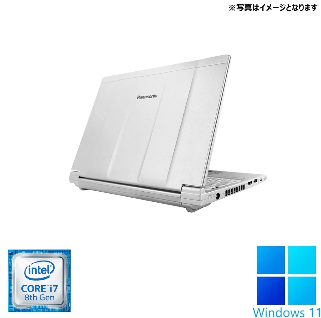 Panasonic ノートPC CF-SV / Win11 Pro /12.1型フルHD / MS office 2024 / Core i7-8650U /Webカメラ/wifi/Bluetooth/16GB /512GB SSD/中古整備PC