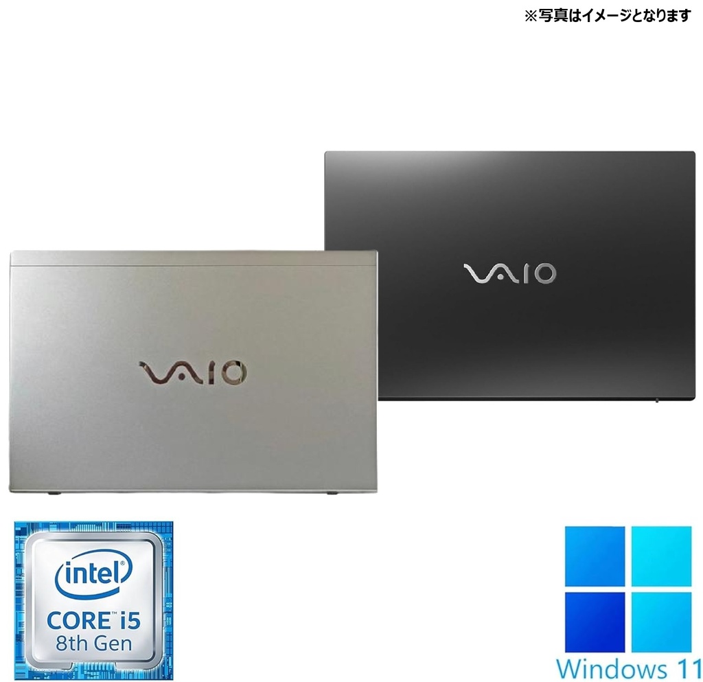 【整備済み品】【MS Office H&B 2024】Win11 Pro /14型 ノートPC VAIO VJPG11C12N / Core i5-8250U /Webカメラ/wajunのwifi/Bluetooth/8GB /128GB SSD