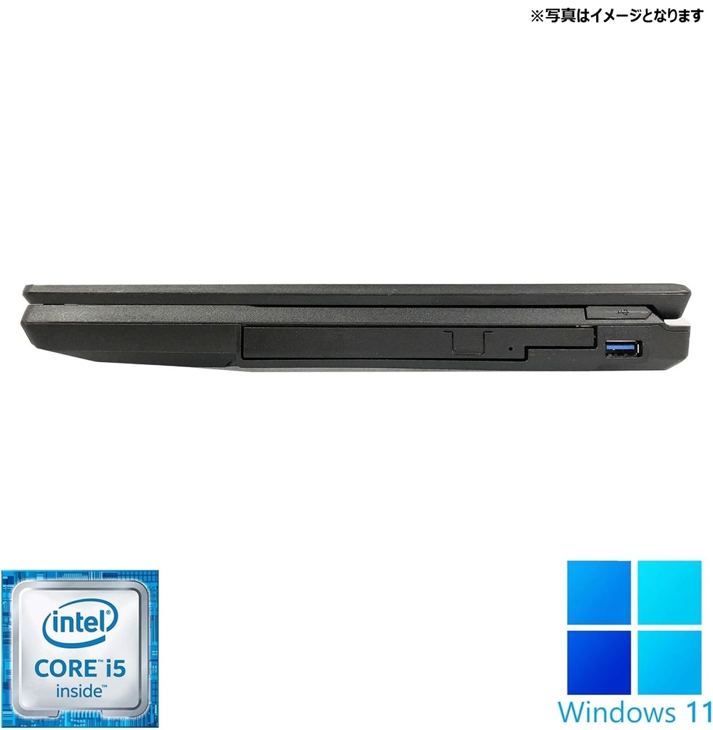 富士通 ノートPC A576/15.6型/Win11 Pro/MS Office 2024/Corei5-6200U/ DVD / WIFI /Bluetooth/メモリ8GB/SSD128GB/中古整備PC