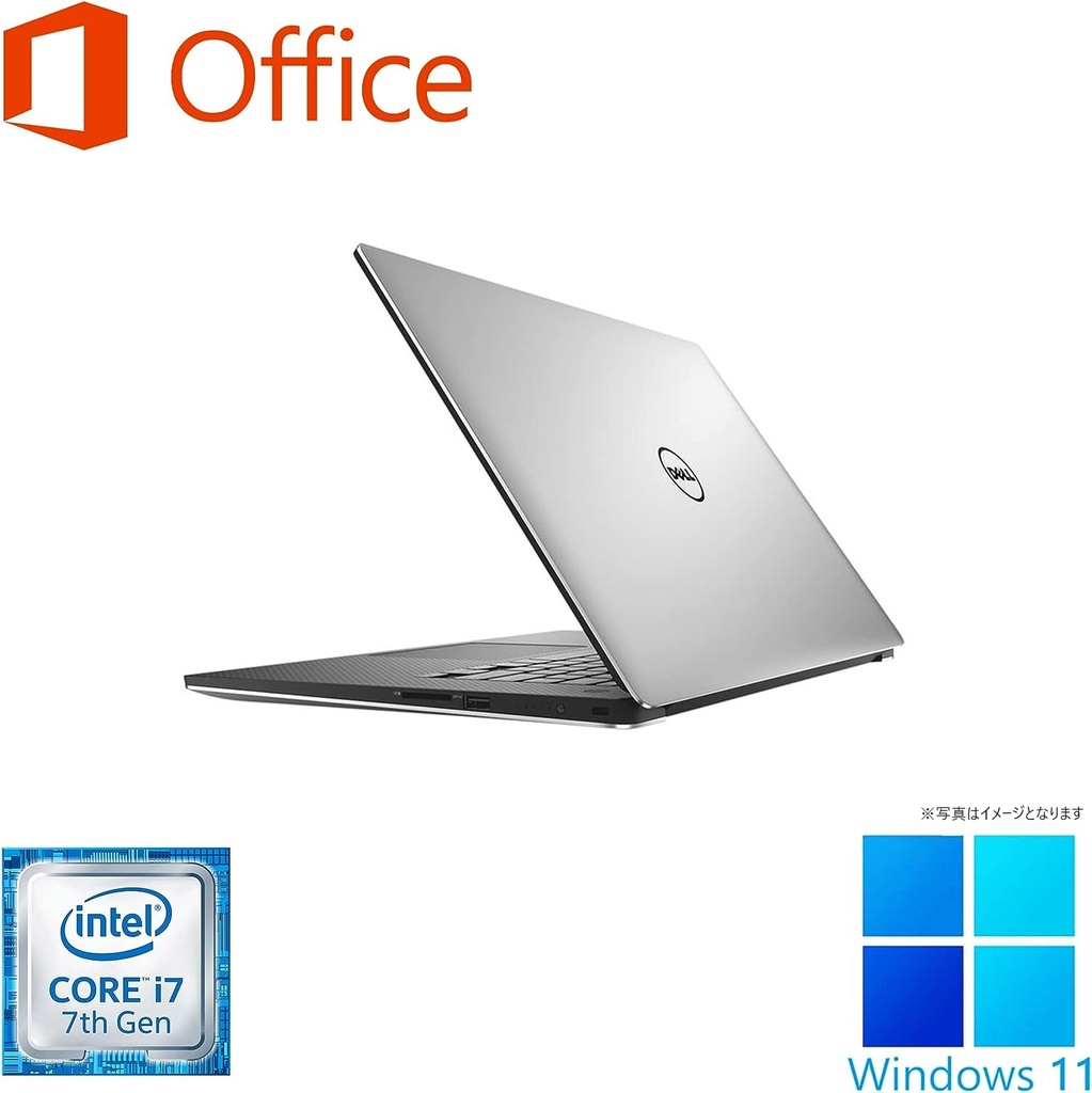 DELL ノートPC 5520/15.6型フルHD/Win 11 Pro/MS Office H&B 2019/Core i7-7820HQ/WEBカメラ/WIFI/Bluetooth/HDMI/Type-C/16GB/512GB SSD (整備済み品)