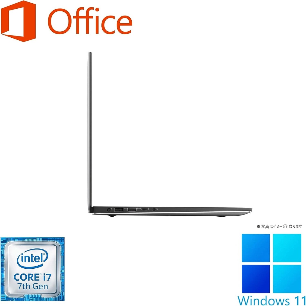 DELL ノートPC 5520/15.6型フルHD/Win 11 Pro/MS Office H&B 2019/Core i7-7820HQ/WEBカメラ/WIFI/Bluetooth/HDMI/Type-C/16GB/512GB SSD (整備済み品)