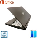 富士通 ノートPC A576/15.6型/10キー/MS Office H&B 2019/Win 11 Pro/Core i5-6300U/WIFI/Bluetooth/HDMI/DVD-RW/16GB/512GB SSD (整備済み品)